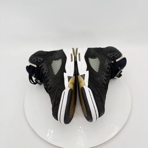 Nike Air Jordan 5 Retro Youth Size 7Y Women 8.5 440888-011 Moonlight Oreo Shoes - Picture 7 of 11